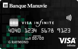 Visa Infinite COMPTANT+ Banque Manuvie